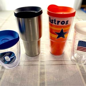 Cups and tumbler various